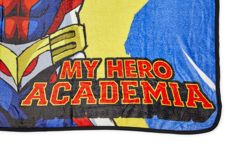 JUST FUNKY My Hero Academia All Might Large Fleece Throw Blanket | Official My Hero Academia Collectible Decorative Throw Blanket | 60 x 45 Inches - Image 2